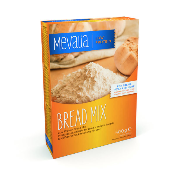 Харчовий продукт для спеціальних медичних цілей низькопротеїнова хлібна суміш Мевалія Бред Мікс
